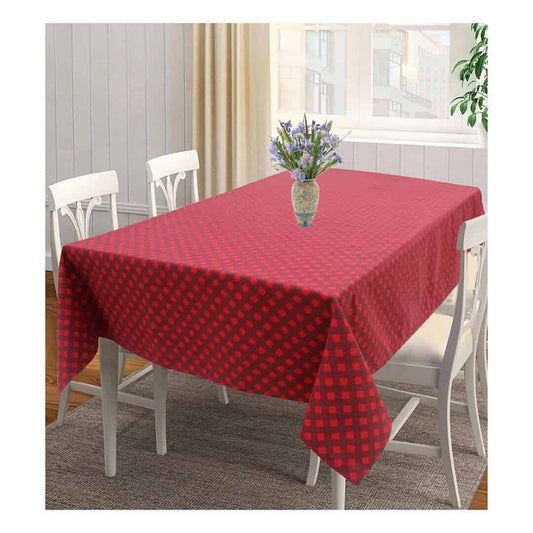 LXINDIA Table Cloth AIRWILL Cotton 4 Seater 55 Inches Square Tablecloth