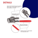 LXINDIA pipe wrenchers Aldeco Grip Master Pipe Wrench