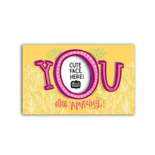 LXINDIA photo frame Alicia Souza You are Amazing Magnetic Photo Frame Multicolor(Pack of 1)