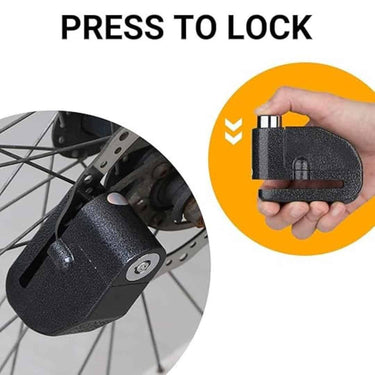 LXINDIA Lock AllExtreme EXDAL1B Disc Lock Alarm Key for Motorcycles Bike Scooters