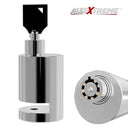 LXINDIA Lock Allextreme EXHDBL1 Stainless Steel Heavy Duty Security Lock for Bike and Motorcycle (Chrome)