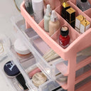 LXINDIA organizer ALOXE Makeup Organiser Box(Pink)