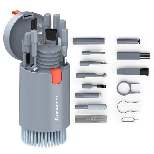 LX INDIA Mobile Cleaning Kit Ambrane 20 in 1 Cleaning Kit for Smartphones ACK 01 Grey