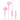 LXINDIA Ambrane Wired in Earphones Stringz 38 Lite (Pink)