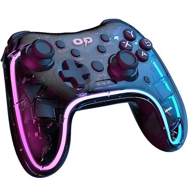 LXINDIA Gaming Pad Ambrane Wireless Gaming Controller with Transparent Design