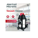 LXINDIA vacuum cleaner American MICRONIC Wet and Dry Vacuum Cleaner (Red Black Steel) AMI VCD21 1600WDx