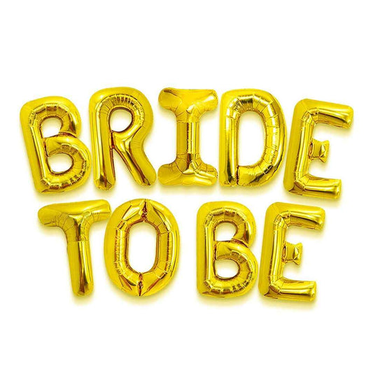 LX INDIA Party Supplies Golden AMFIN Bride to BE Foil Balloon-Rose Gold