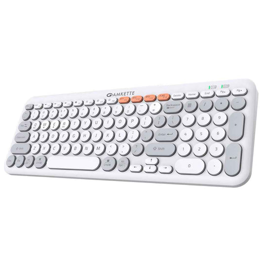 LX INDIA Keyboards White Amkette Optimus Bluetooth XL 4 in 1 Wireless Keyboard/Bluetooth Keyboard