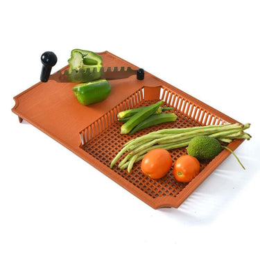 LXINDIA Choping Board Anjali - CW01 Cut-N-Wash Delux Chopping Board, Wooden