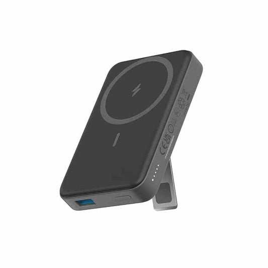LX INDIA Power Bank Anker 633 Magnetic Wireless Power Bank 10000mAh with Stand Magsafe cases-Black