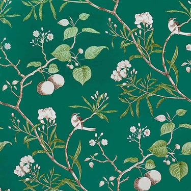 LXINDIA Wallpaper ANNA CREATIONS Decorative Peel Stick Green Cherry Waterproof Floral Wallpaper