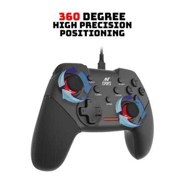 LXINDIA Gaming Pad Ant Esports GP100 Wired Gamepad