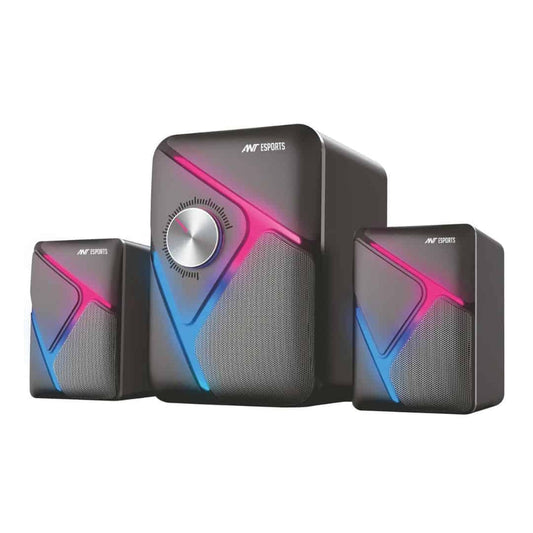 LXINDIA speaker Ant Esports GS270 2.1 Channel RGB Stereo Gaming Speaker
