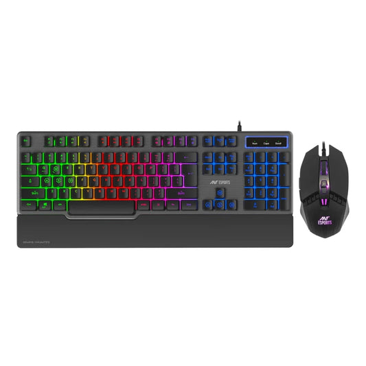 LXINDIA Keyboard and Mouse Combo Ant Esports KM540 Gaming Backlit Keyboard and Mouse Combo