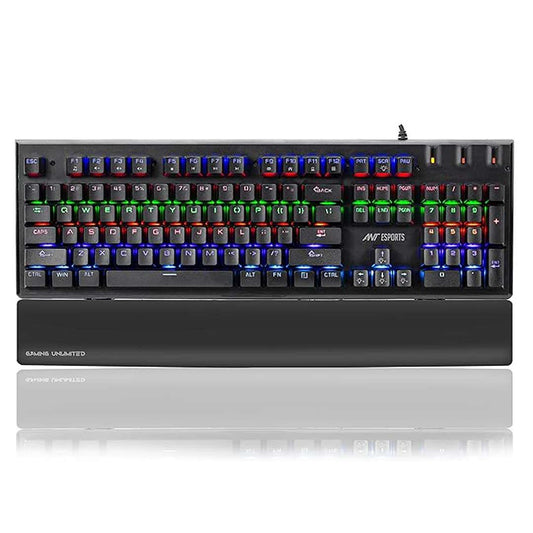 LX INDIA Keyboards Ant Esports MK3500 Mechanical Gaming Keyboard, Black