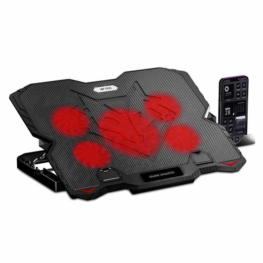 LX INDIA Cooling pad Ant Esports NC190 Laptop Cooling Pad Laptop Cooler with Mobile Holder