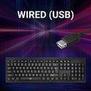 LXINDIA Keyboards Ant Value FKBRI01 USB Wired Keyboard