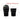 LXINDIA Bin APPUCOCO Mini Car Trash Bin Can Holder Dustbin  Black