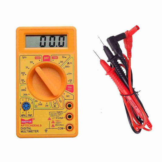 LXINDIA multimeters APTECH DEALS Digital Multimeter LCD AC DC Measuring Voltage Current