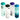LXINDIA bottle AQUAWARE Frosty Fridge Square Water Bottle Print Label Set of 6