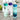LXINDIA bottle AQUAWARE Frosty Fridge Square Water Bottle Print Label Set of 6