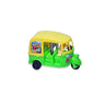 LXINDIA Toys Arb Toys Pull Back Plastic Auto Rickshaw Green Yellow