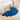 LX INDIA Mats Blue ARBON Half Sunflower Front Back Doormat | 5D Shaggy Mat for Home Office