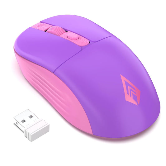 LX INDIA Mice Purple Archer Tech Lab Precision 100 Wireless Mouse