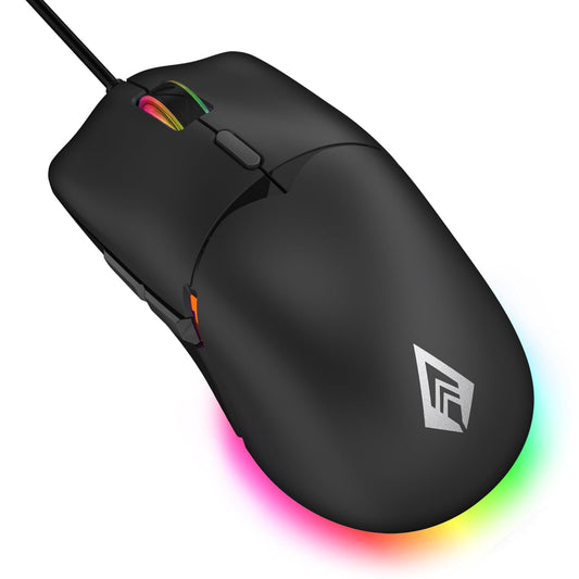 LX INDIA Mice Archer Tech Lab Recurve 100 Wired Gaming Mouse (Black)
