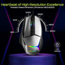 LX INDIA Mice Archer Tech Lab Recurve 800 Wired Gaming Mouse Black and Grey