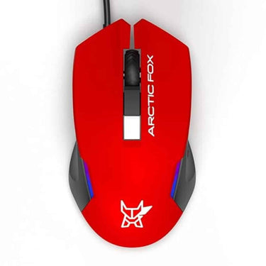 LXINDIA Mice Arctic Fox Wired USB Gaming Mouse DPI Upto 3600 (Crimson Red)