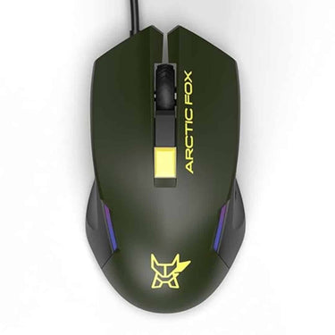 LXINDIA Mice Arctic Fox Wired USB Gaming Mouse DPI Upto 3600 (Forest Olive)