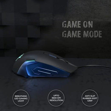 LXINDIA Mice Arctic Fox Wired USB Gaming Mouse DPI Upto 3600