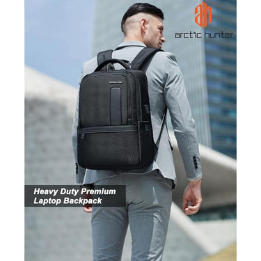 LX INDIA Bag Arctic Hunter Business Backpack for Men Heavy Duty 27L for Office Travel