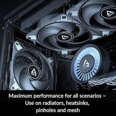 LXINDIA Case Fan ARCTIC P12 Max PC Fan High Performance 120mm Case Fan (Black)