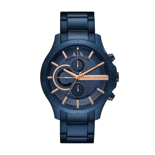 LX INDIA Analog Watch Armani Exchange Analog Blue Dial and Band Men's Stainless Steel Watch-AX2430