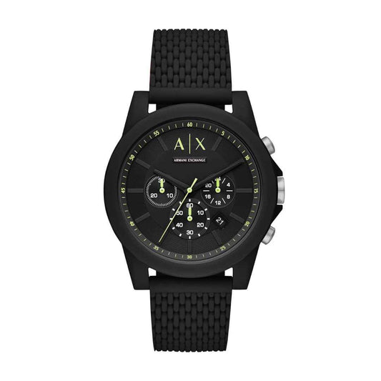 LX INDIA Analog Watch Armani Exchange Outer Banks Analog Black Dial Men's Watch-AX1344