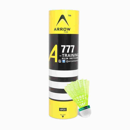 LX INDIA Shuttle Cock Arrowmax Nylon Badminton Shuttlecock-Pack of 6