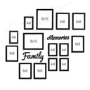 LXINDIA photo frame Art Sreet Beautiful Family Memories (Set Of 14)