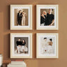 LXINDIA photo frame Art Street Set of 4 Individual Beige Wall Photo Frames 8x10 inches (Beige)