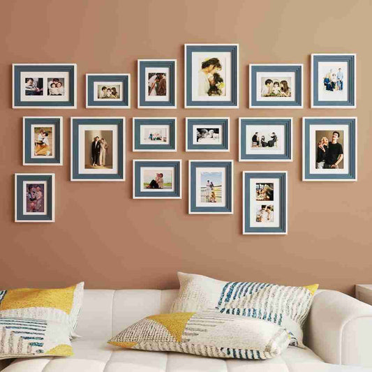 LX INDIA photo frame Art Street Shooting Star Premium 3D Wall Photo Frame step Blue