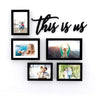 LXINDIA photo frame Art Street Valentine Theme Set of 5 Wall Photo Frame