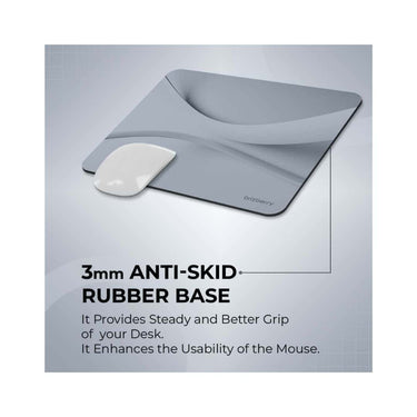 LXINDIA Mouse Pad ARTBRIZ Brizberry Mouse Pad Anti Skid Rubber Base (ArtPro Cool Grey Pack of 2)