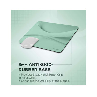 LXINDIA Mouse Pad ARTBRIZ Brizberry Mouse Pad Anti Skid Rubber Base (ArtPro Green Pack of 2)