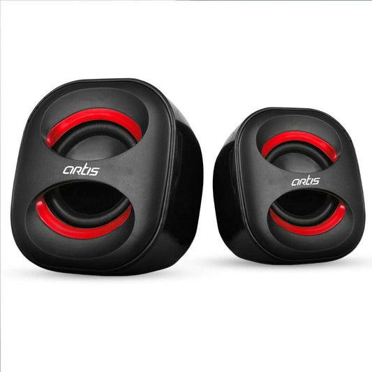 LX INDIA SPEAKER Artis Mini 2.0 USB Multimedia Speakers (Black)