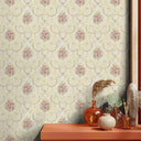 LXINDIA Wallpaper Asian Paints Floral Paradise Warm Beige Self Adhesive Peel and Stick Wallpaper