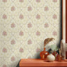 LXINDIA Wallpaper Asian Paints Floral Paradise Warm Beige Self Adhesive Peel and Stick Wallpaper