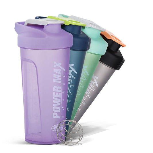 LX INDIA Shakers Violet ASIAN Plastic Plastowares - Power Max Shaker | Leak-Proof Gym Shaker 750ML