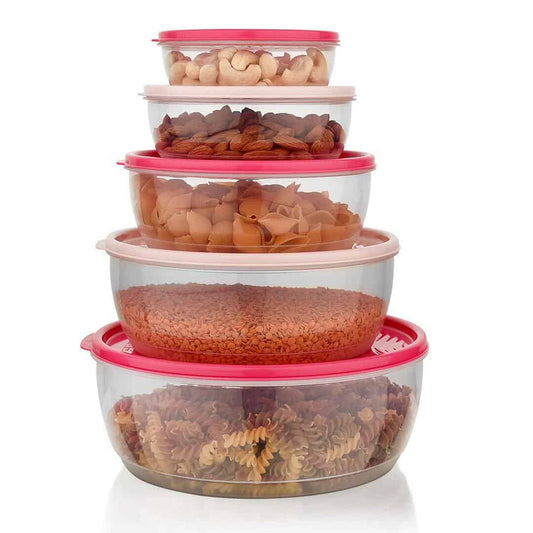 LXINDIA Containers ASIAN Plastowares Perfect Seal Plastic Kitchen Storage Containers Set