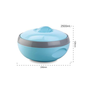 LXINDIA Hot Pot Asian Venus Inner Steel Casserole 2500 ml Blue